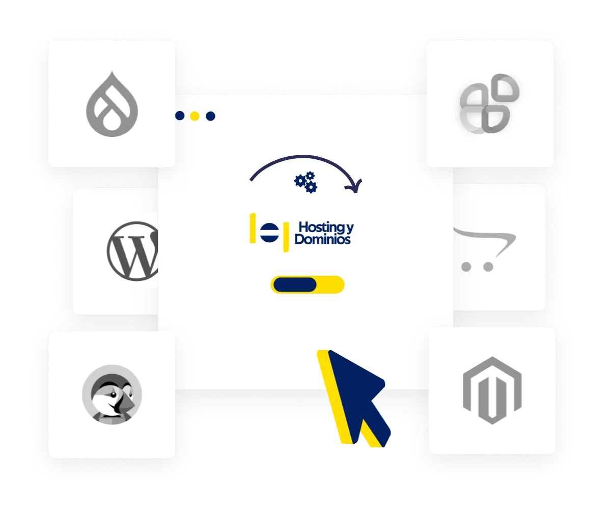 Hosting Profesional desde 28 USD - Biblioteca con más de 400 Apps