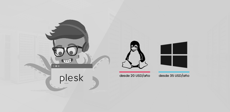 Planes de Hosting Linux y Windows Plesk